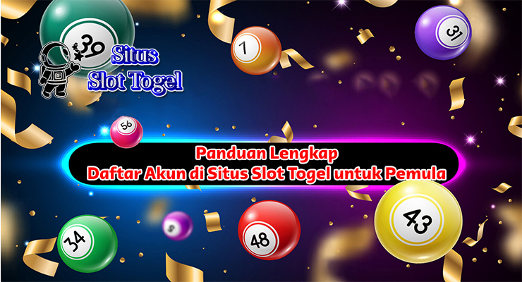 panduan daftar akun situs slot togel dengan field username, password, dan email untuk pemula